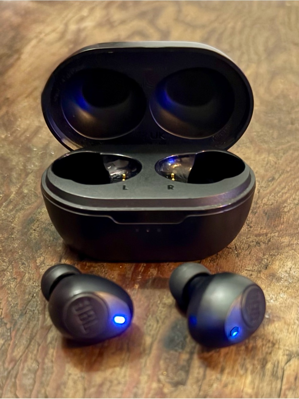JBL Black True Wireless Earbuds with Charging Case